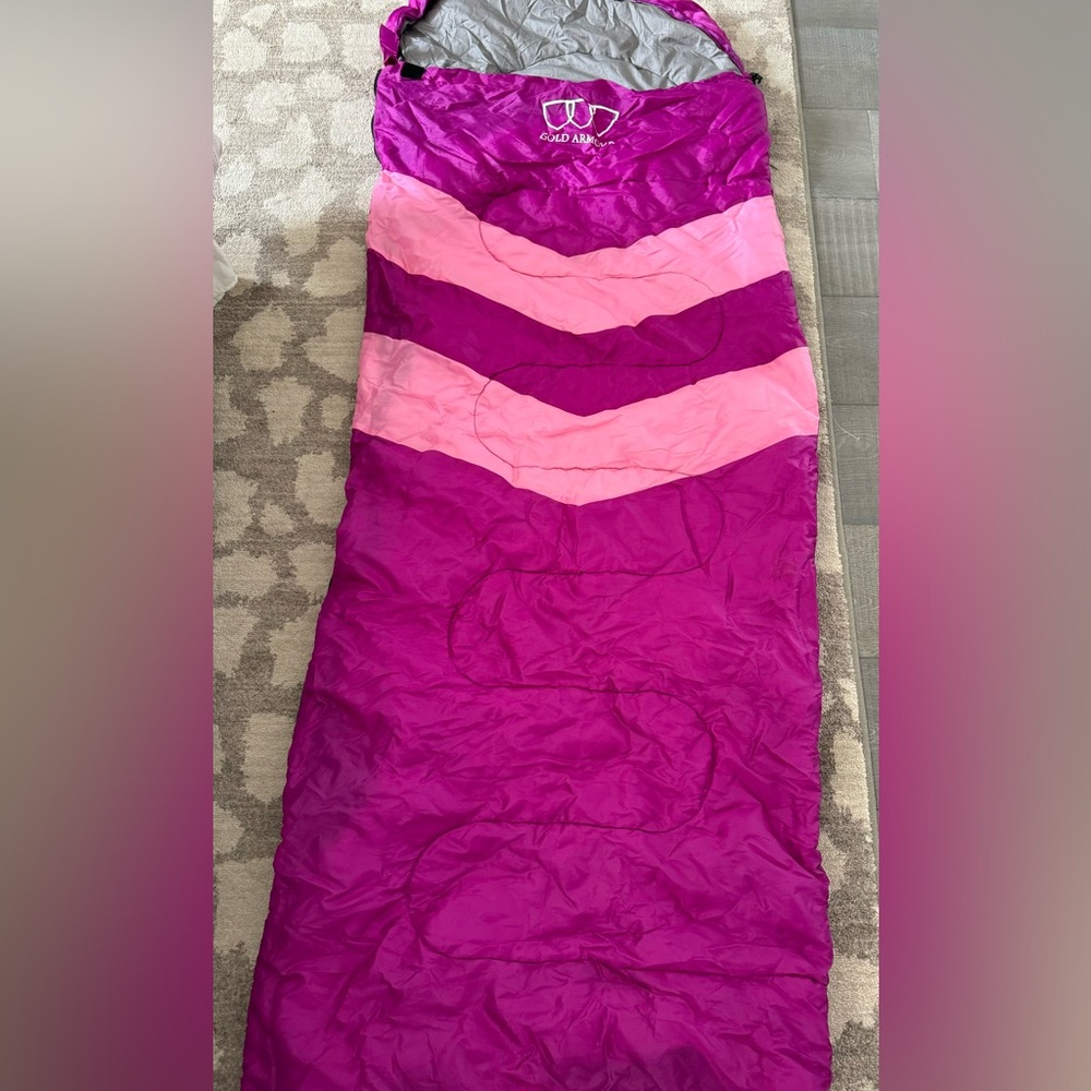 Gold Armour Fuchsia and Pink Sleeping Bag